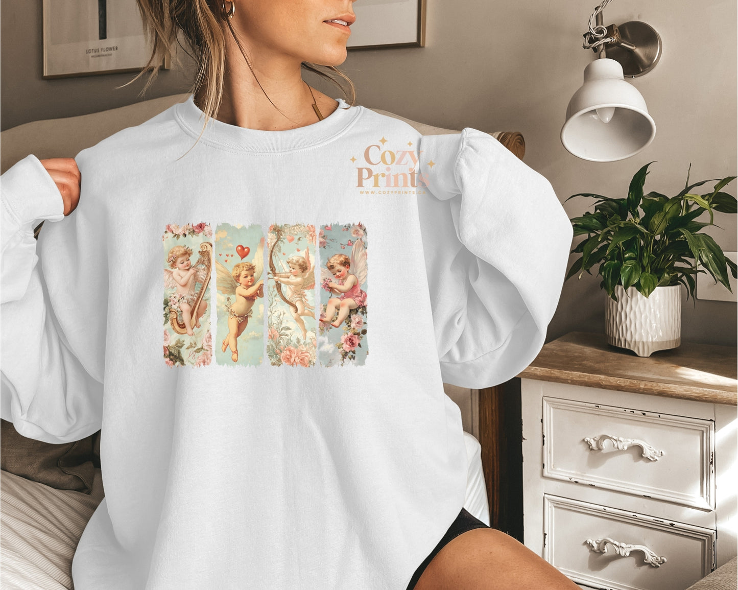 Cupid Angel Art | Unisex Sweatshirt