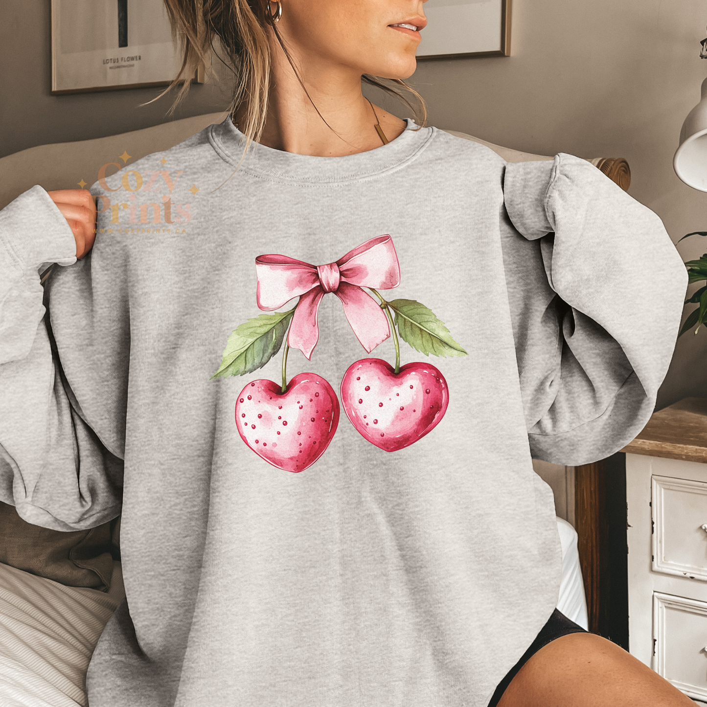 Cherry Bow | Unisex Sweatshirt