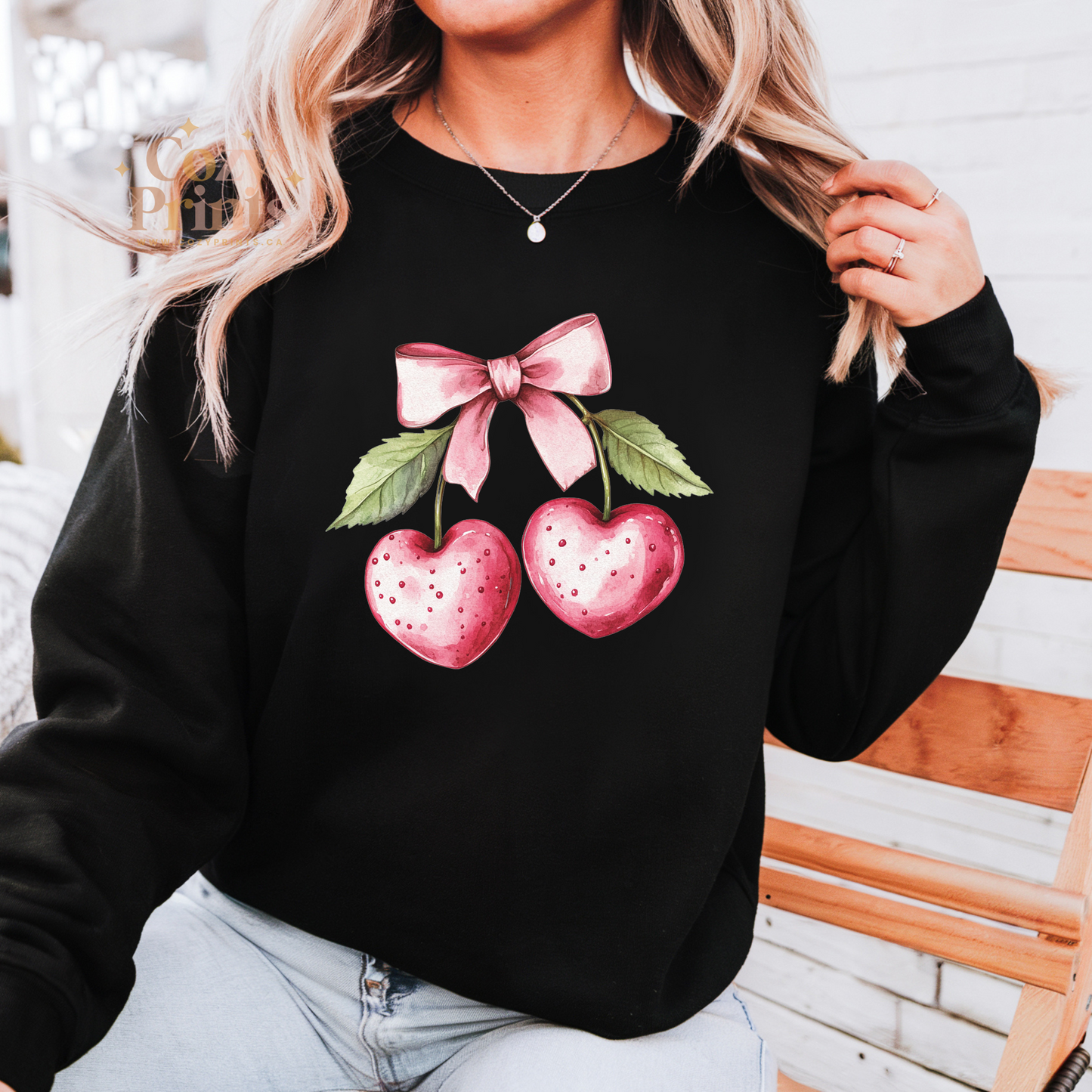 Cherry Bow | Unisex Sweatshirt