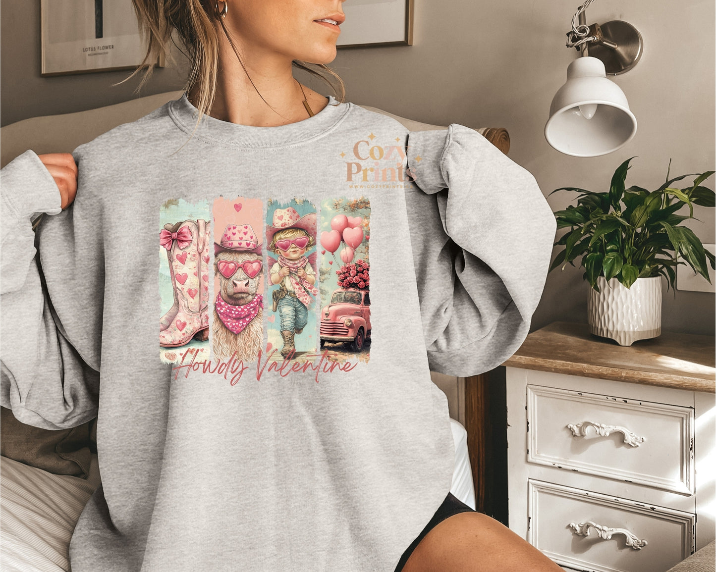 Howdy Valentine | Unisex Sweatshirt