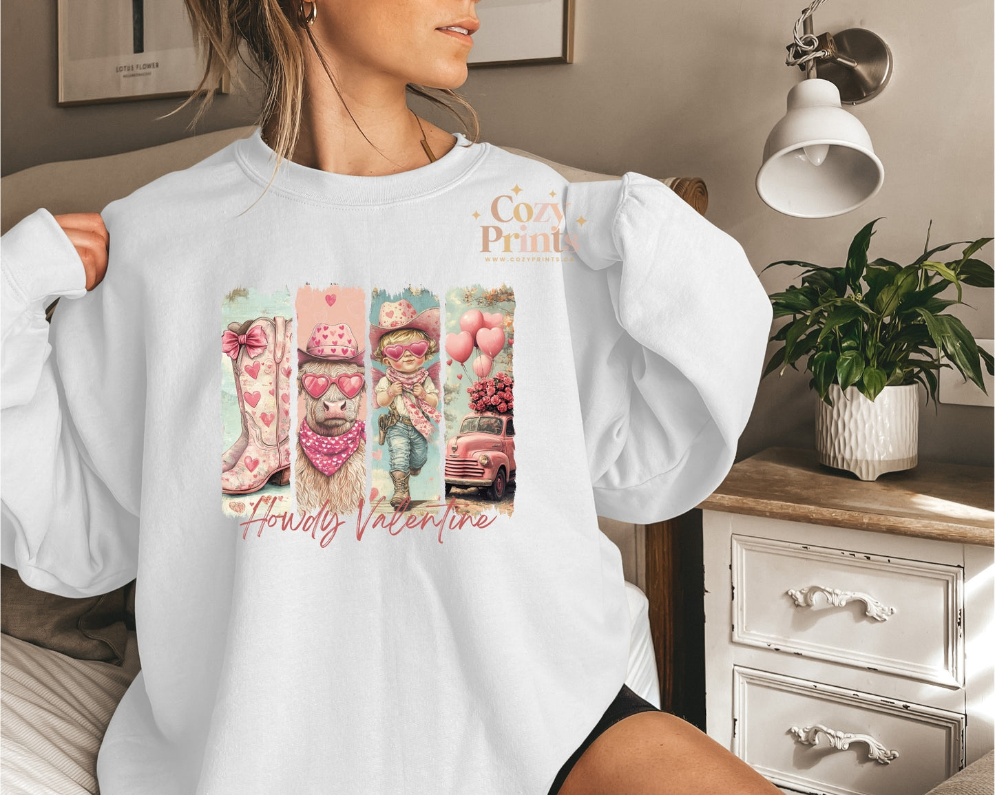 Howdy Valentine | Unisex Sweatshirt